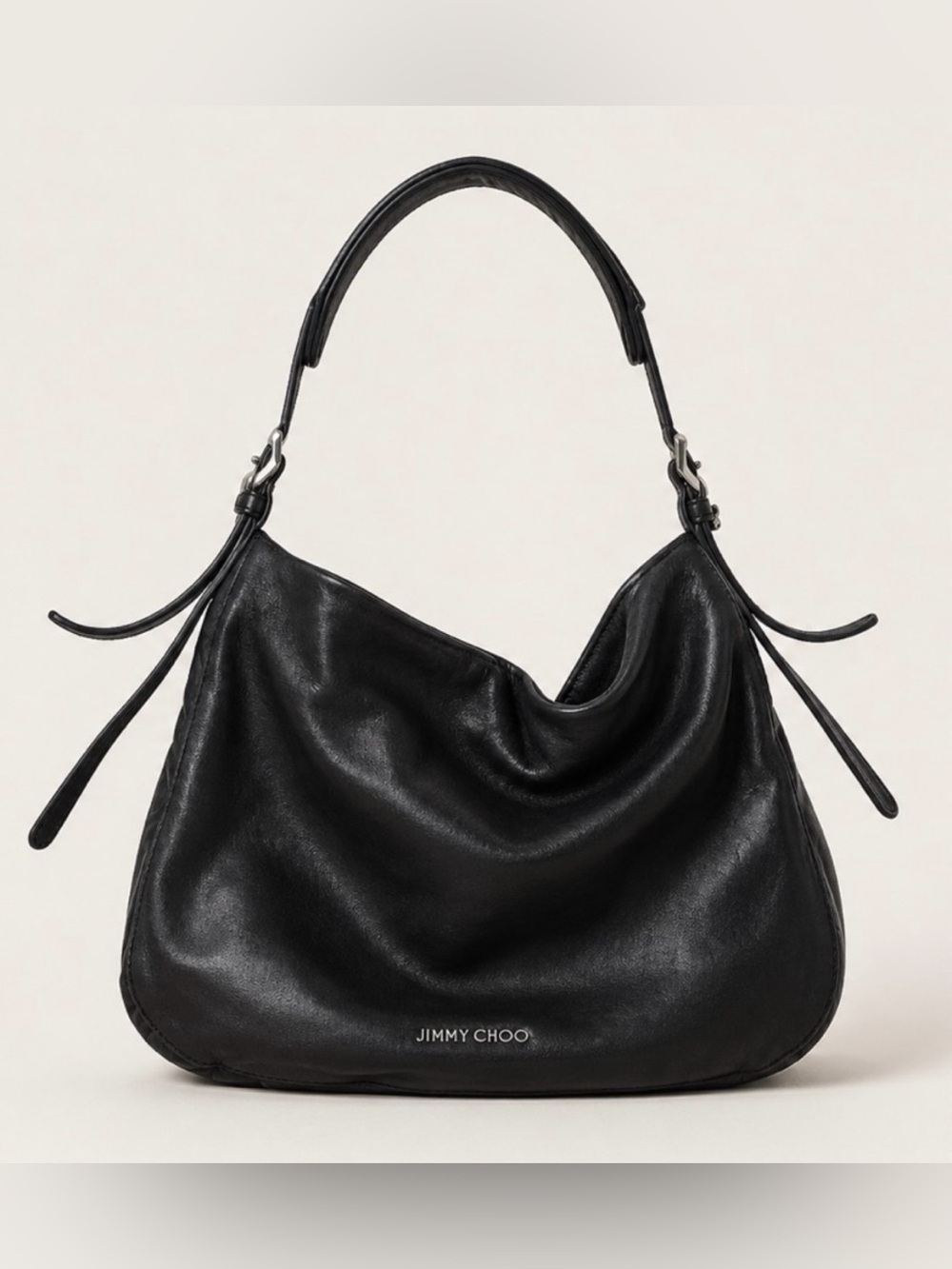 Jimmy Choo Classic Leather Hobo Handbag
